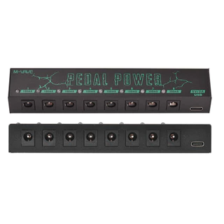 จัดส่งด่วนในพื้นที่ Effect Pedal Power Supply M-VAVE PEDAL POWER กีตาร์เหยียบกีตาร์ไฟฟ้า Effector แหล่งจ่ายไฟ 8 แยก DC Output