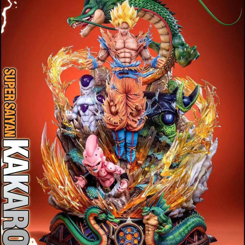 【Ready Stock】 Dragon Ball GK Series Anniversary Wukong Shenlong Hand Office High Quality Version Sup