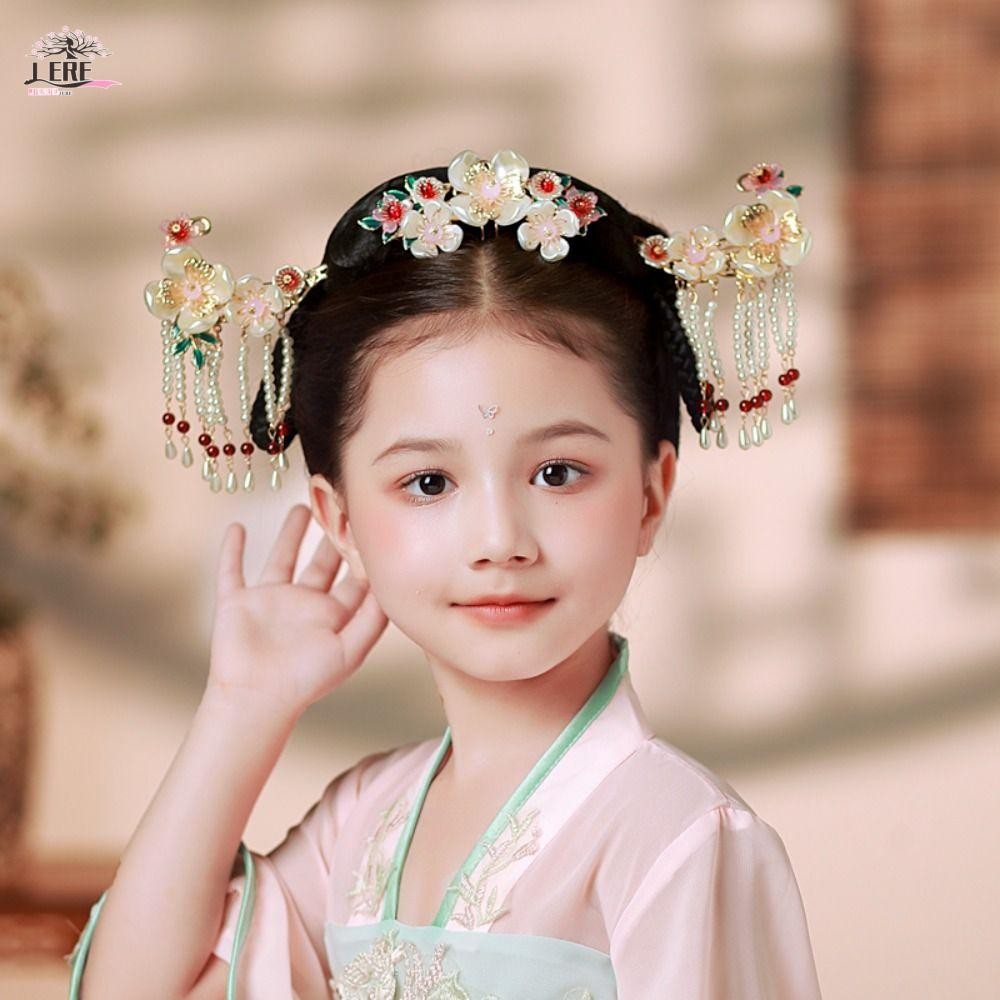 เจรีมี1 โบราณผมติดชุด,สไตล์จีนดอกไม้เจ้าสาว ชม. หูฟัง,ประณีตพู่มุกอุปกรณ์ผมจัดงานแต่งงานแบบดั้งเดิมผู้หญิง