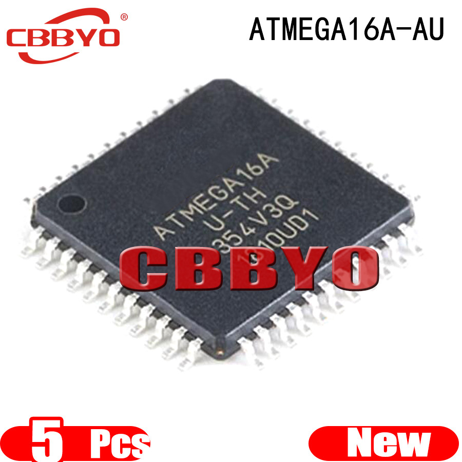 5 ชิ้นใหม่เอี่ยม ATMEGA16 ATMEGA16A ATMEGA16A-AU TQFP-44