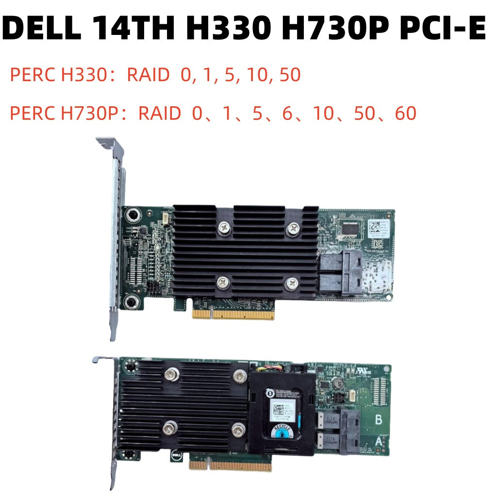 DELL PERC H330 H730P 14TH 8-Port 12GB/s PCIe SAS RAID Controller Card 0XYHWN XYHWN J14DC J7TNV CG2YM