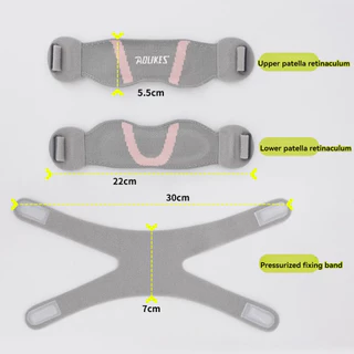 Aolikes 1PCS Professional กีฬาคู่เข่า Patella Pad สําหรับ Tendonitis ปวดเข่า Patella เข่าสายคล้อง