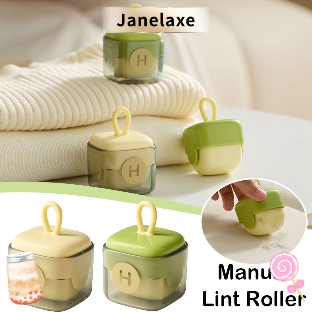 Janelaxe932 Pet Hair Remover, กําจัดขนเสื้อผ้าล้างทําความสะอาดได้ Hair Sticky Roller, Eliminator แปรงกําจัดฝุ่นลูกกลิ้งแบบพกพาแบบใช้ซ้ําได้สําหรับสัตว์เลี้ยง
