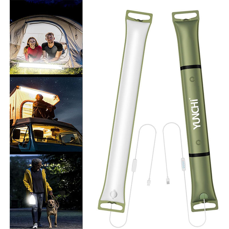 Yunchi Inflatable Field Camping Lamp โคมไฟ LED แบบพกพา Inflatable ง่ายต่อการจัดเก็บไฟ LED
