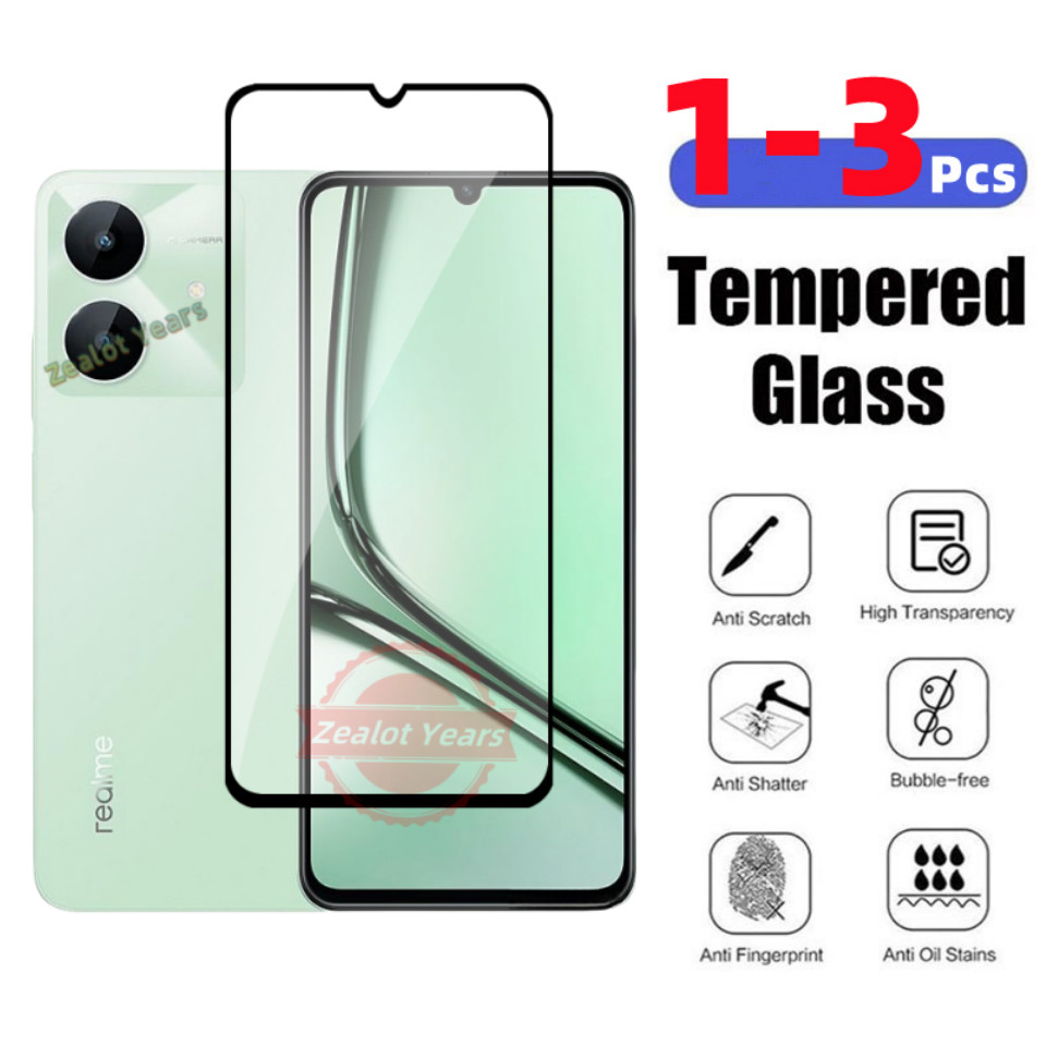 สําหรับRealmeหมายเหตุ60x4G 60 X Note60Xกระจกนิรภัยด้านหน้าฟิล์มป้องกันหน้าจอสูงใสป้องกันฟิล์มสําหรับ