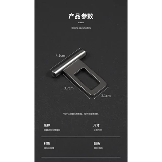 [พร้อม] zeekr x เข็มขัดนิรภัยรถยนต์ซ่อนหัวเข็มขัด zeekr 009เข็มขัดนิรภัย Silencer แทรก OSM7