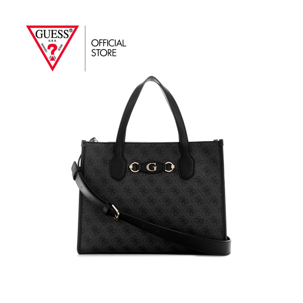 GUESS กระเป๋า รุ่น SG865422 IZZY 2 COMP TOTE สีดำ
