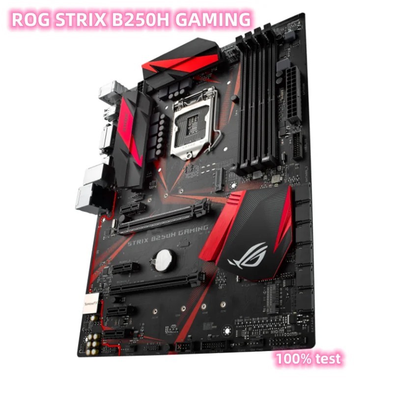 สําหรับ ASUS ROG STRIX B250H GAMING เมนบอร์ด 64GB PCI-E3.0 HDMI M.2 LGA 1151 DDR4 ATX B250 เมนบอร์ดท