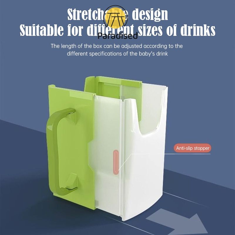 💕ที่วางแก้วนม ป้องกันการบีบ ป้องกันการหก สามารถปรับได้ เป็นมิตรต่อสิ่งแวดล้อม สําหรับเด็กParadised - รูปที่ 4