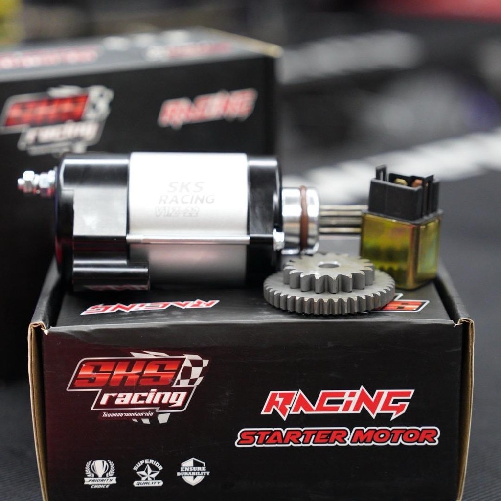 Sks ไดร์sks รถลูกเดิม-โต W125R/S/X/บังลม/ปลาวาฬ (ยกเว้นปี23)  SKS Super Starter️   ️แตกหักเครมฟรี️ ล