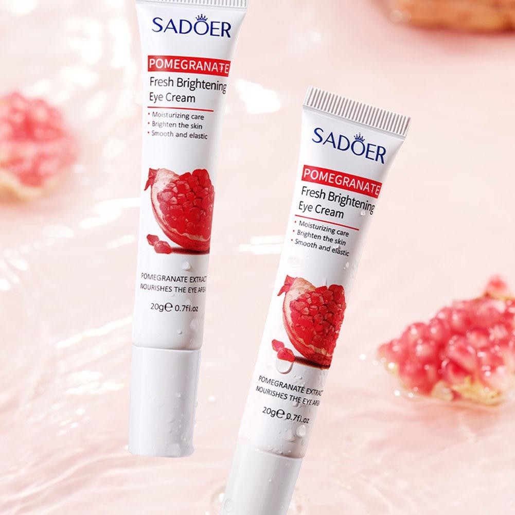 Sadoer Pomegranate Fresh Eye Cream Brightening Moisturizing Improving Dry Eye Cream (20g)