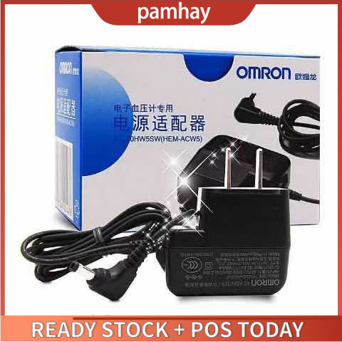 เครื่องชาร์จอะแดปเตอร์แปลงไฟ AC DC 6V 500ma สําหรับเครื่องวัดความดันโลหิต OMRON แหล่งจ่ายไฟควบคุม