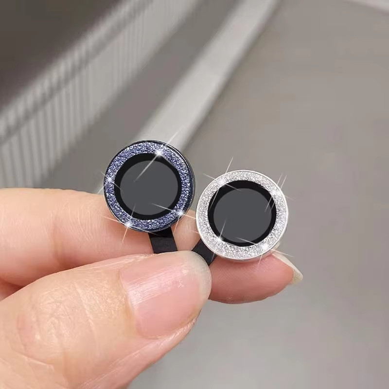 ฟิล์มเลนกล้องเพชร เลนส์กล้อง For iPhone 11 12 13 14 15 16 Pro Max 13 Mini 16 Pro Max 15 Plus ฟิล์มกระจก
