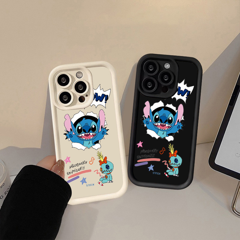 เคสโทรศัพท์ทนทานป้องกันการตกและแฟชั่น TPU for iPhone11 12 13 14 15 16Pro Max XR XS X 7/8Pตะเข็บเปลือกหัก