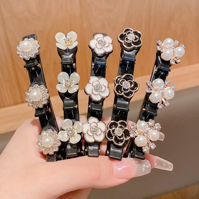 ใหม่ด้านคลิปผู้หญิงถักคลิปผมเรียบคลิปผมหักจัดสิ่งประดิษฐ์คลิป - รูปที่ 4