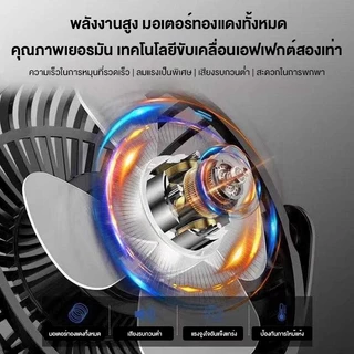 พัดลมพกพา 8 นิ้ว outdoor พัดลมไร้สาย 36V พัดลมแบต สําหรับตั้งแคมป์ ทํางาน บ้าน กลางแจ้ง พัดลมชาจแบต ลมแรง พัดลมใช้แบต