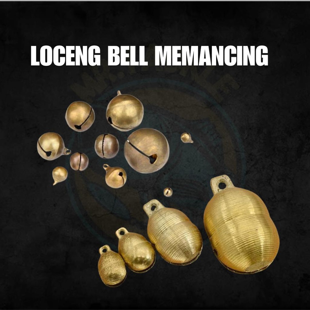 【MR.T】Loceng Tembaga Pancing – Alarm Loceng Bell Pancing Copper Fishing Bell Bite Alert Ring Fishing