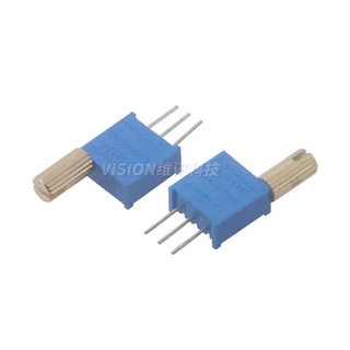 3296W Multi-Circle ปรับ Potentiometer 1K2K5K10K20K50K100K200K500K1M โลหะจับยาว