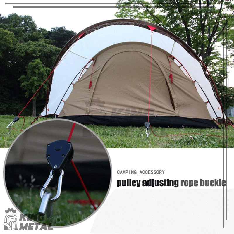 รอกเชือกปรับระดับได้ Rope Ratchet Hanger 4m สำหรับเดินป่าตั้งแคมป์ thumbnail 7