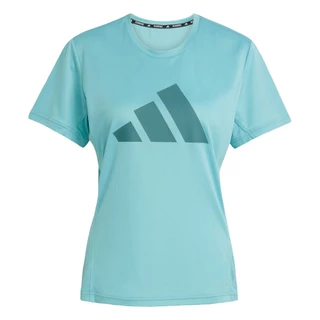 adidas วิ่ง เสื้อยืด Run It ผู้หญิง สีเทอร์คอยส์ JM5758