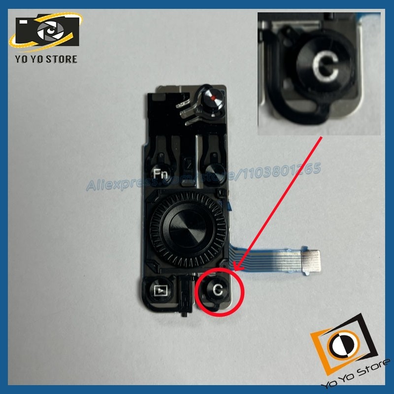 98% ใหม่มือสอง Key Board Back Dial อะไหล่ซ่อมสําหรับ Sony RX100M1 M2 M3 M4 M5 M6 M7 กล้องดิจิตอล