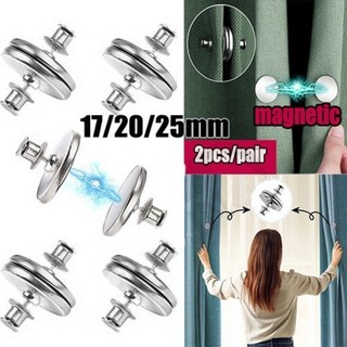 (2pcs/pair)Magnetic Curtain Clip Detachable Magnetic Button Metal Curtains Buckle Holdback DIY Craft Home Decor Klip