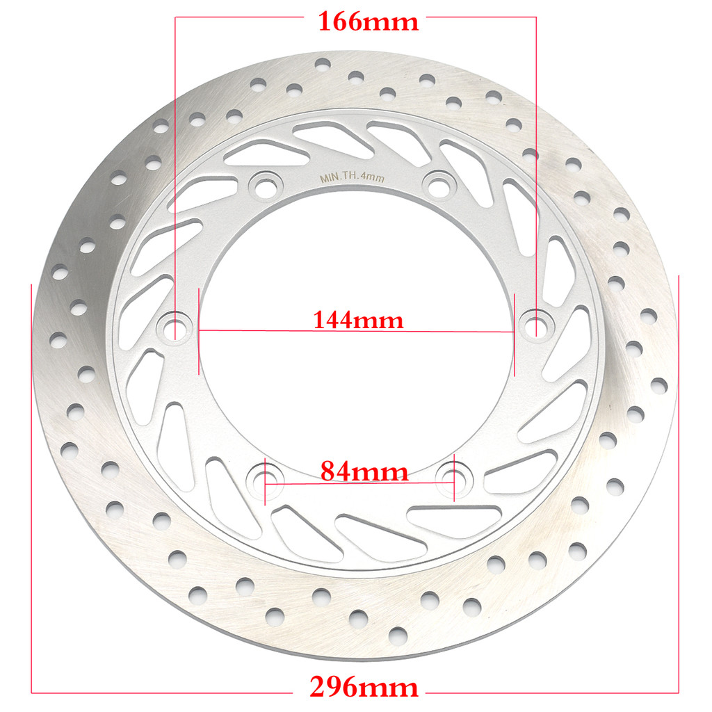 296 มม.ดิสก์เบรกหน้าโรเตอร์สําหรับ Honda NV400 NC40 CB500 1994-2002 CBF 600 CBF600 N/S 2004-2008 NT6