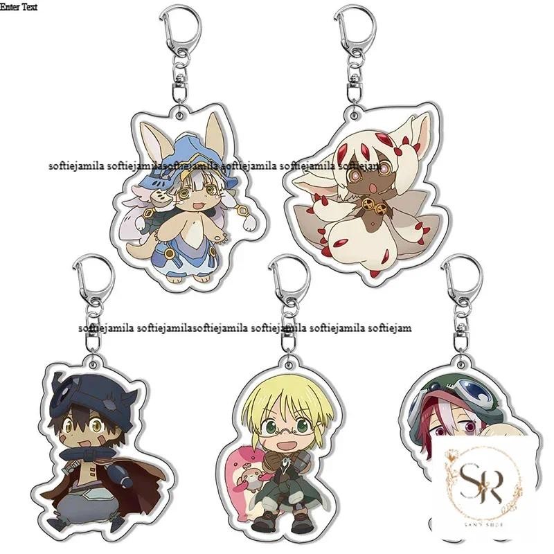 พวงกุญแจอนิเมะ made in the Abyss nanachi Reg Riko พวงกุญแจคอสเพลย์