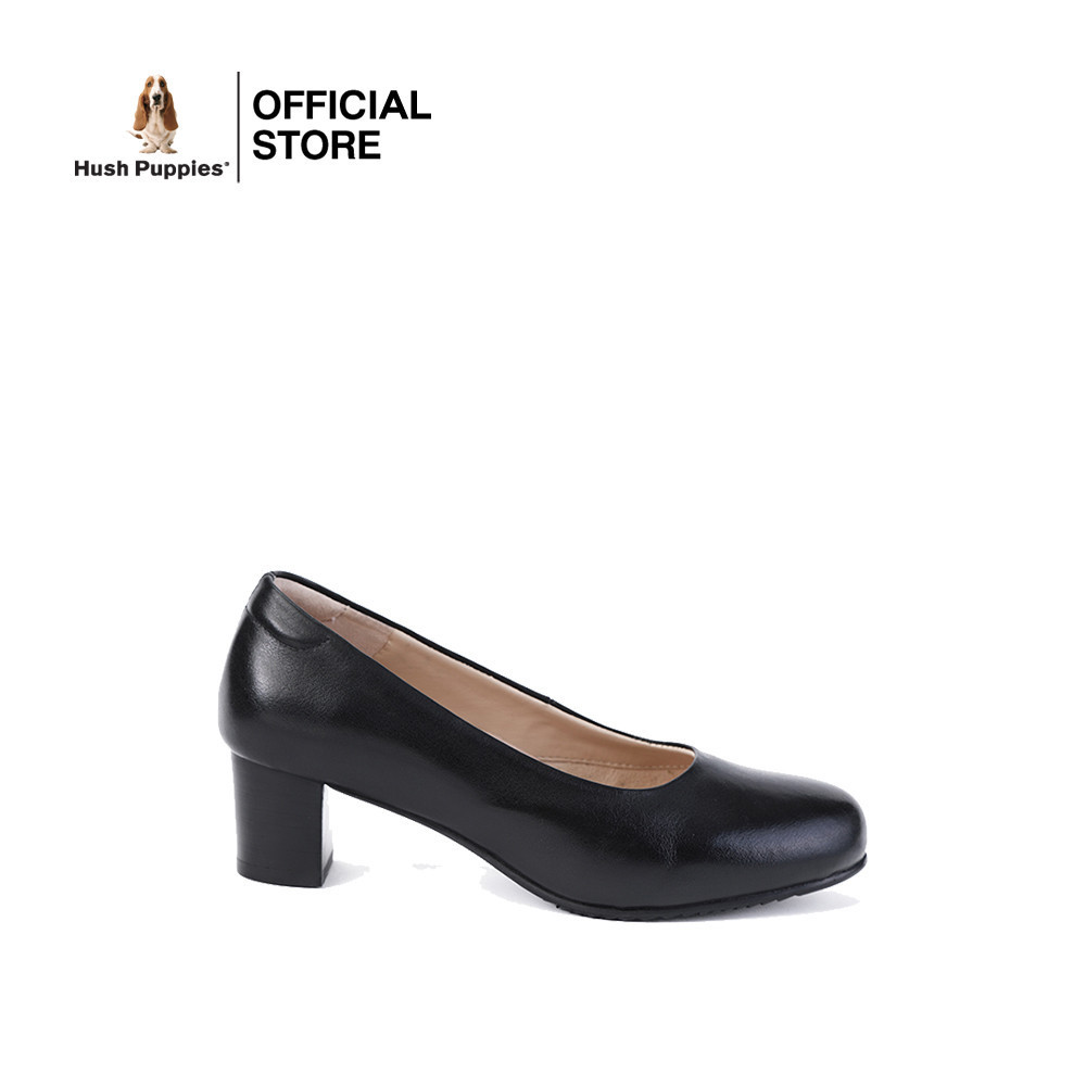 Hush Puppies รองเท้าผู้หญิง รุ่น  HP 8WDFB2044A - สีดำ (รองเท้าทางการหนังแท้ แบบสวม)