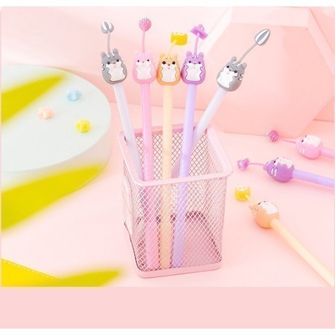 Fruit Doll Character Pen Cute Character Motif Gel Pen Cute Student Pen Korean Online Shopping 018