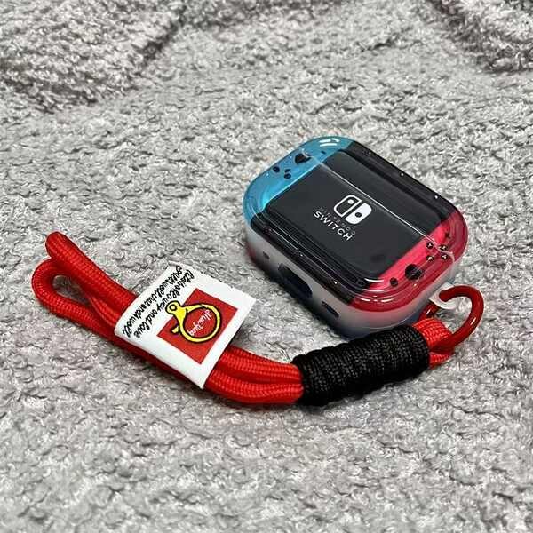 เคสหูฟัง เครื่องเกมสีแดงและสีน้ำเงินสไตล์ ins สไตล์ญี่ปุ่นและเกาหลี X2เคสหูฟังสำหรับ Edifier LolliPodsPlus x5/pro3แบบเรียบง่ายป้องกันการตกบลูทูธ zero air เคสป้องกัน Q2