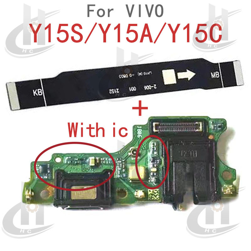 ใหม่สําหรับ VIVO Y15S / Y15A / Y15C Charger USB Connector Dock ชาร์จพอร์ตแจ็คบอร์ด Flex หลักเมนบอร์ดการเชื่อมต่อ Flex เปลี่ยนชิ้นส่วน ราคา ถูกที่สุด ดีลบีเคเค แกลเลอรีภาพที่ 4