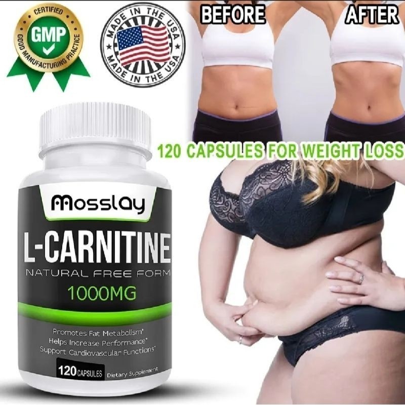 โปรL-CARNITINE NATURAL FREE FORM 1000MG เพิ่มสมาธิความตื่นตัวความจำส่งเสริมการเผาผลาญไขมัน