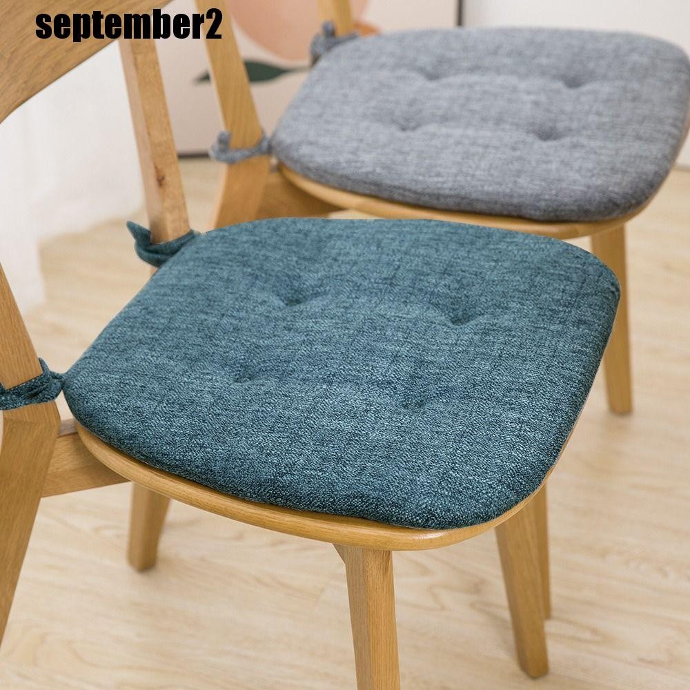 SPEPEMBER เบาะรองนั่งสบาย Warm สีทึบผ้าฝ้าย-ramie Butt Relaxing Office เก้าอี้ Pad