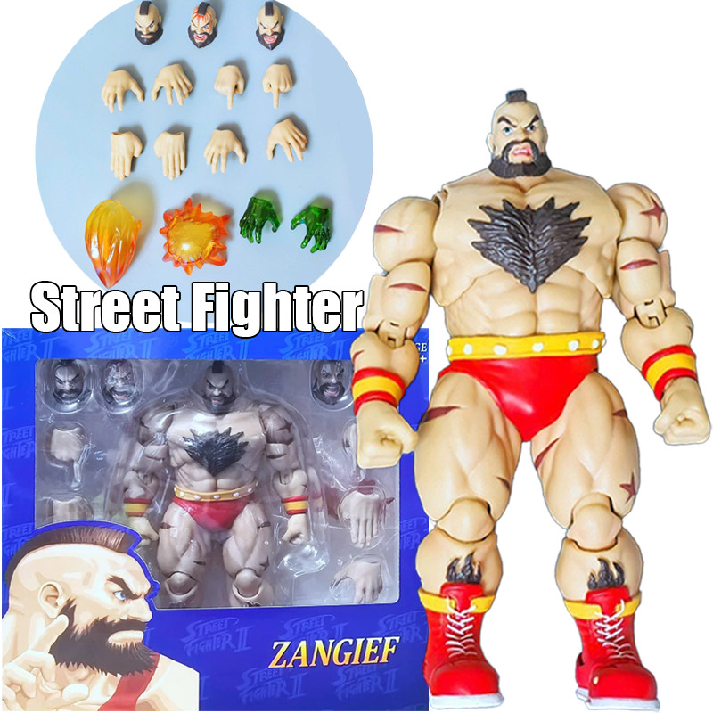 21 ซม.Street Fighter Action Figure Zanggief เกมคอลเลกชันของเล่นเด็กของขวัญ