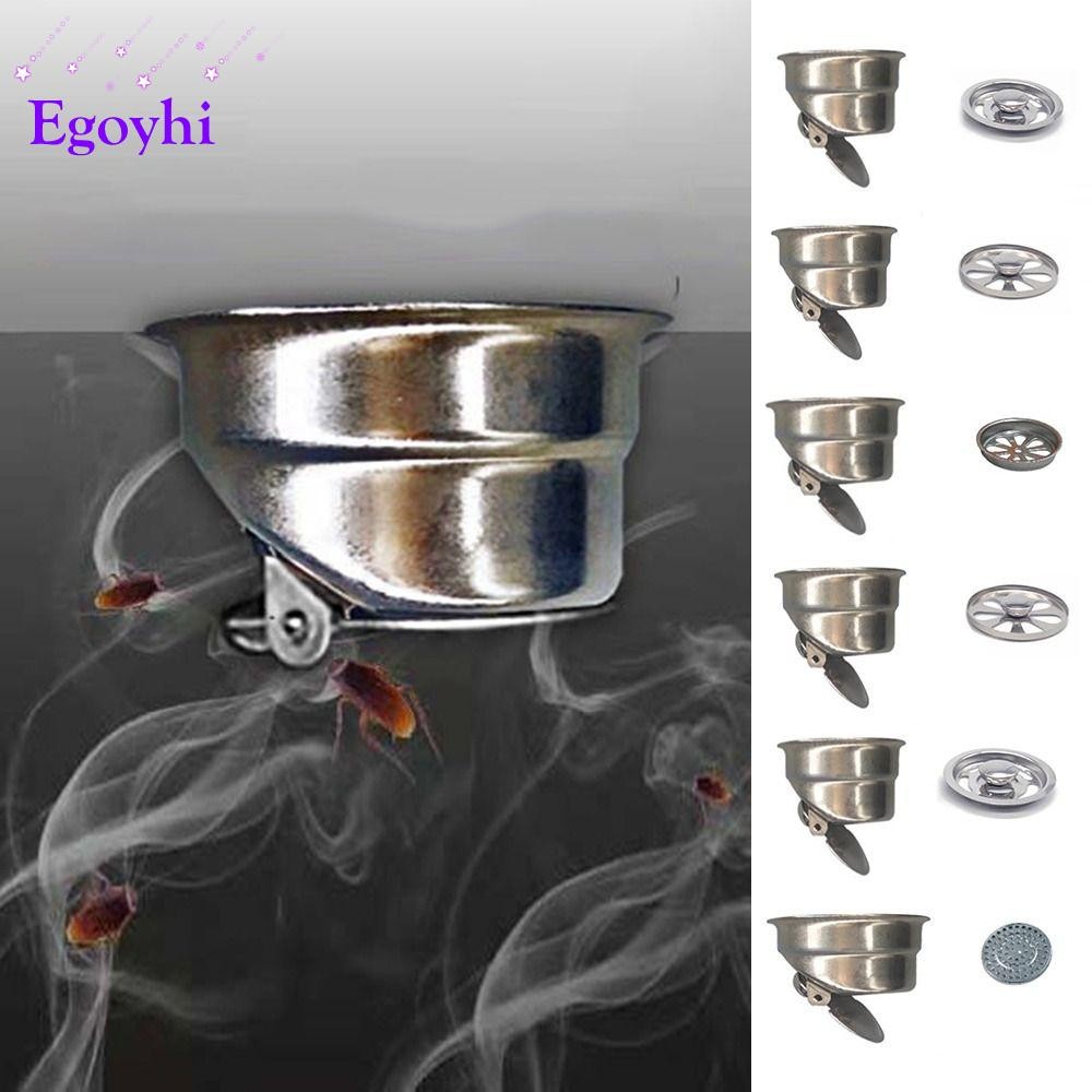 EGOYHI ฝักบัวป้องกันกลิ่น Drainer,กับดักอุปกรณ์ฮาร์ดแวร์สแตนเลสท่อระบายน้ําชั้น,ระงับกลิ่นกาย Universal Hair Catcher อ่างล้างจานกรองน้ําห้องครัวห้องน้ําโรงแรม