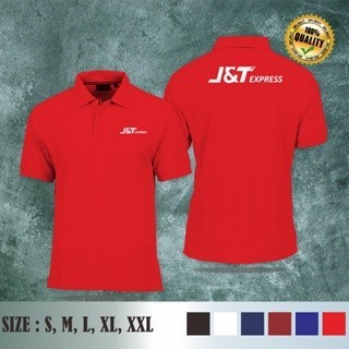 เสื้อยืดผู้ชายเสื้อผู้หญิง Tshirt เสื้อโปโลสี JNT Express Expedition JNT