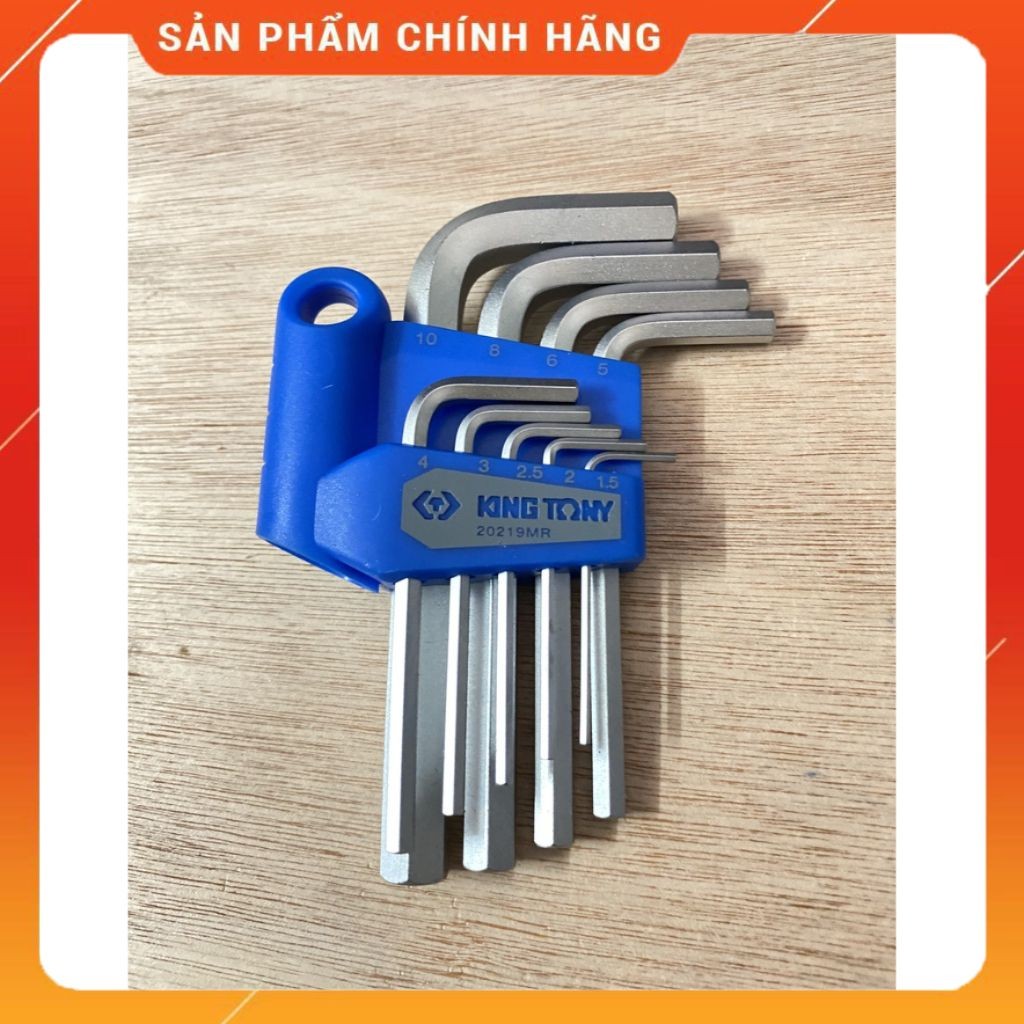 (VTDL)ชุดหกเหลี่ยมสั้นมัลติฟังก์ชั่น King Tony 9 ชิ้น