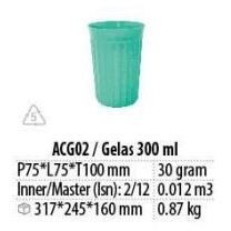 ORBITS TUMBLER ONYX/แก้วพลาสติก ONYX