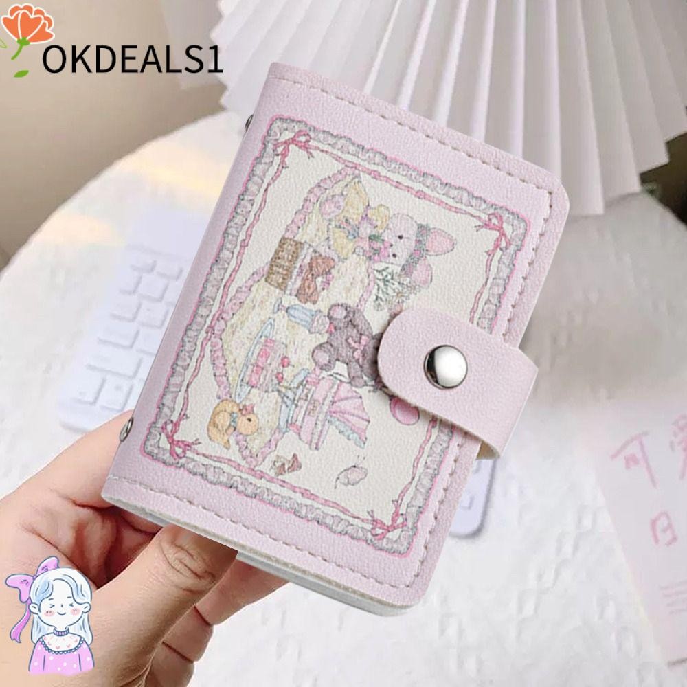 ดีลช็อป กระเป๋าสตางค์ผู้หญิง,ความจุขนาดใหญ่ ปู่ หนังกระเป๋าเงิน,20กระเป๋าบัตรกันน้ําน้ําหนักเบาผู้ถือบัตรเครดิตผู