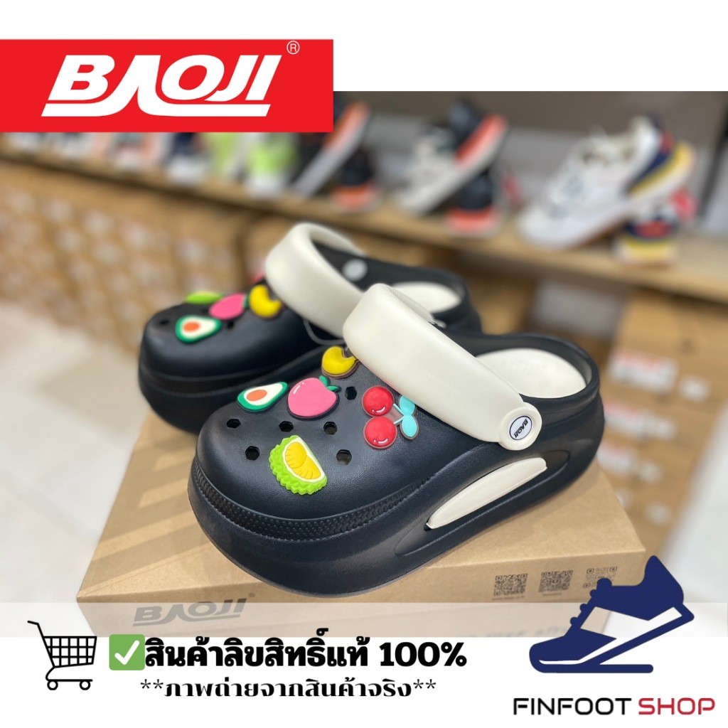 Baoji รองเท้า BAOJI รุ่นหัวโต** ลด 1 size จากเบอร์ ปกติ **