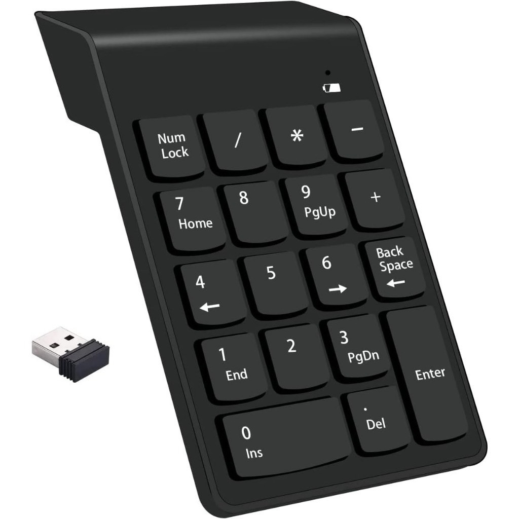 พิมพ์ง่าย แป้นพิมพ์ตัวเลขไร้สาย NUBWO NKB-104 ,NKB-105 คีย์บอร์ด ตัวเลขไร้สาย NUMERIC KEYPAD 2.4G (N