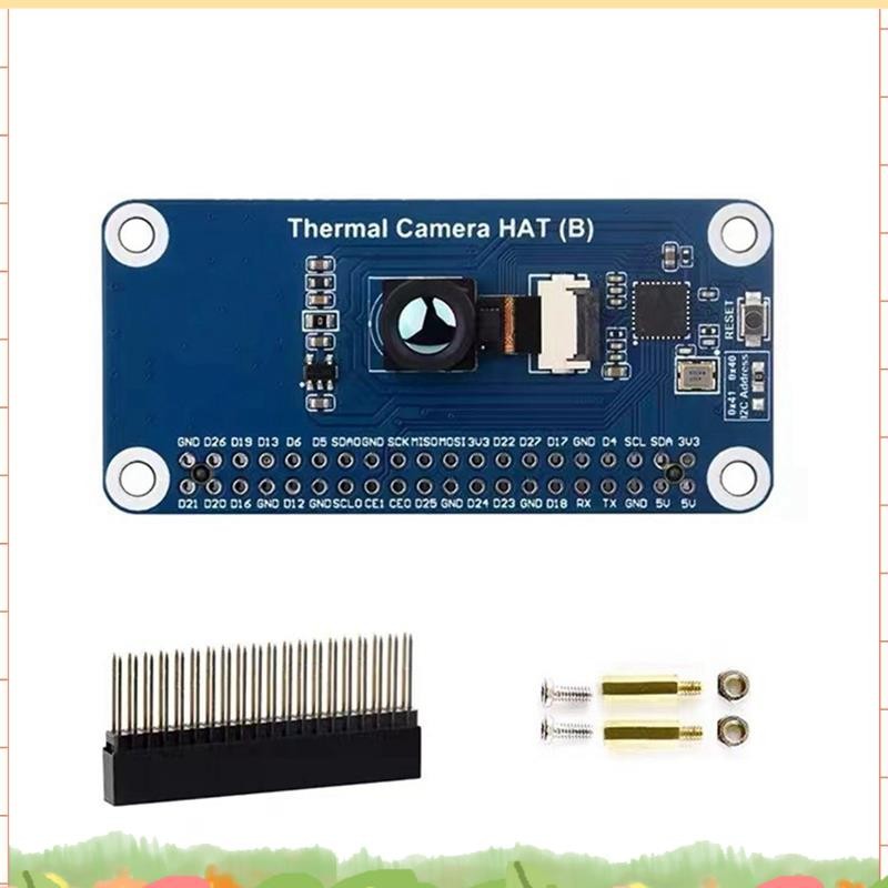 Super Thermal Camera HAT(B) Long-Wave IR Thermal Imaging Camera Module 40PIN GPIO 8062 พิกเซล 45° สน