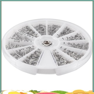 1000 ชิ้นสกรูสแตนเลสชุดสกรูเครื่อง Assortment สําหรับ PC แว่…