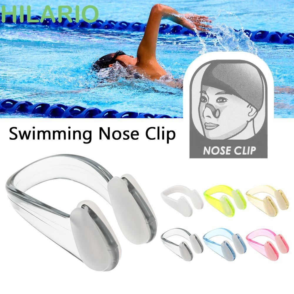 คลิปจมูก HILARIO สําหรับผู้ใหญ่คุณภาพ Multi-Color Noise Plug Swiming Surfing ดําน้ําสบายว่ายน้ําคลิปจมูก