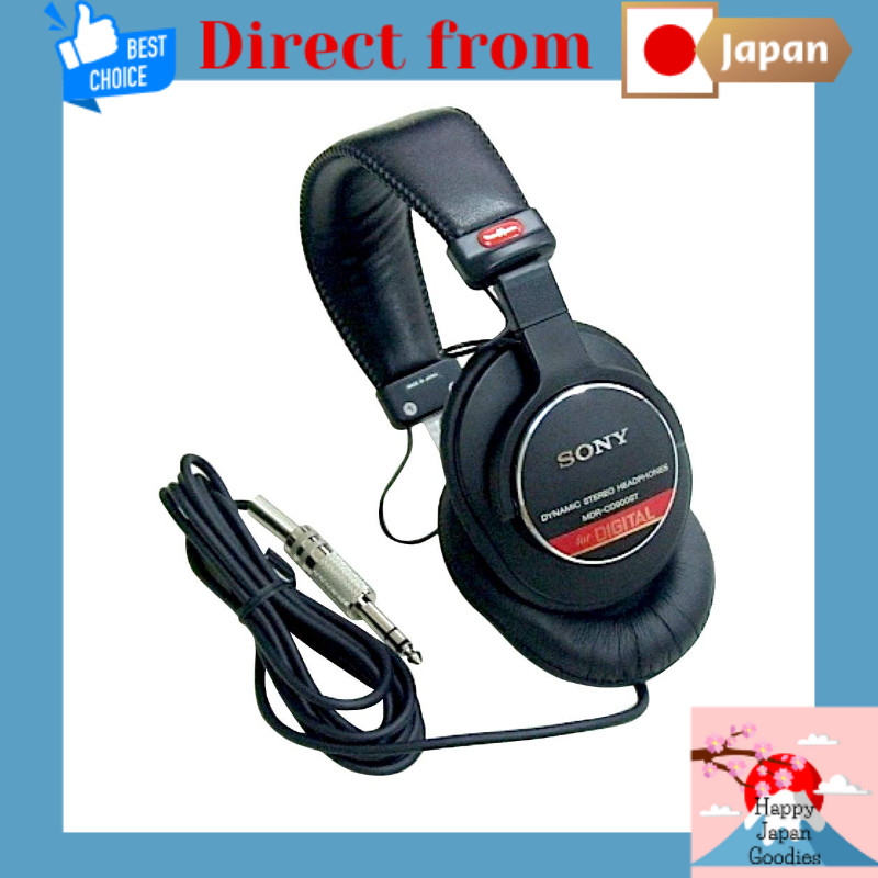 SONY Wired Closed-Back Studio Monitor Headphones Black MDR-CD900ST [Direct from Japan]