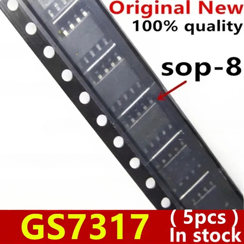 (5 ชิ้น) 100% ใหม่ GS7317HSO-R GS7317 7317 sop-8 ชิปเซ็ต