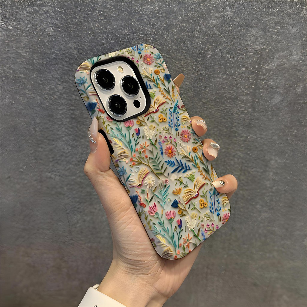 3d ใส่เย็บปักถักร้อยกระดาษตัดเคสโทรศัพท์สําหรับiPhone 16ProMax 16Pro 16 15Plus 15 Pro Max 14 13 12 11ProMax7 8 7/8plus XR XsMax