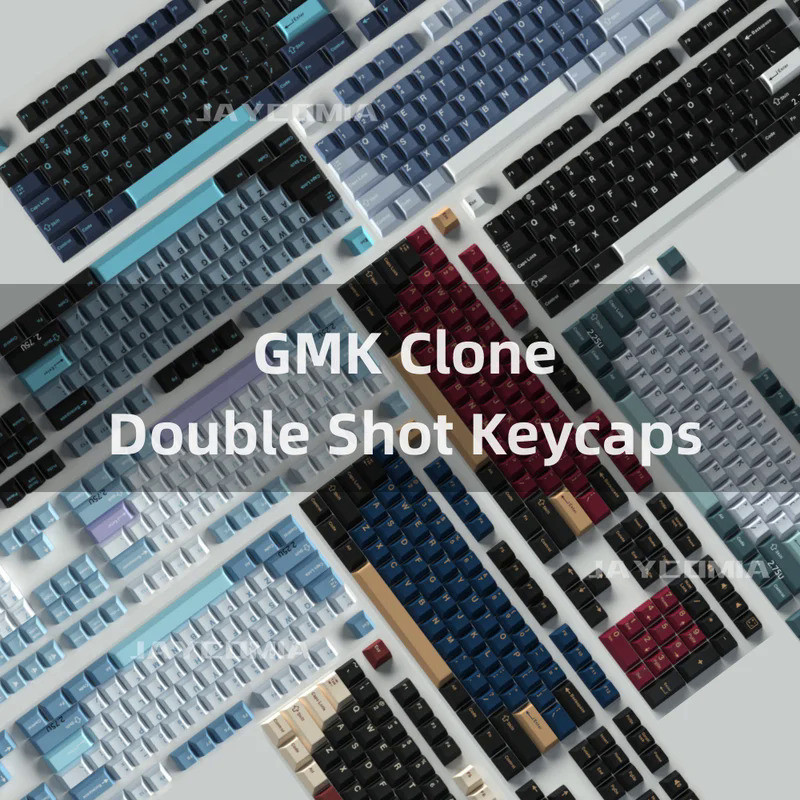 GMK Double Shot  keyCaps Cherry Profile PBT Material Red Samurai 8008 Botanical Shoko Olivia For Mec