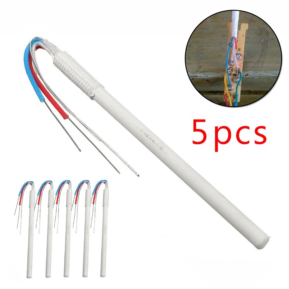 ⭐  การลดราคาครั้งใหญ่⭐ 5pcs Pack 24V DC 50W เซรามิค Four-Core Wire Heater Element หัวแร้ง [BABYHOOD-TH]